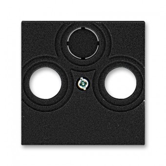 5011H-A00300 63  Kryt zásuvky anténní, s vylamovacím otvorem, onyx